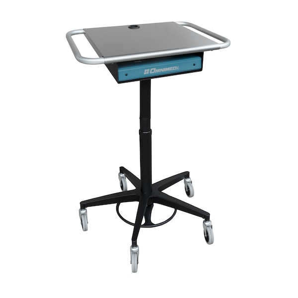 Laptop Transport Stand with Storage Drawer